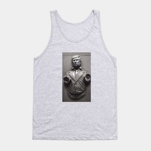 Trump In Carbon Freeze Tank Top by eathummus
